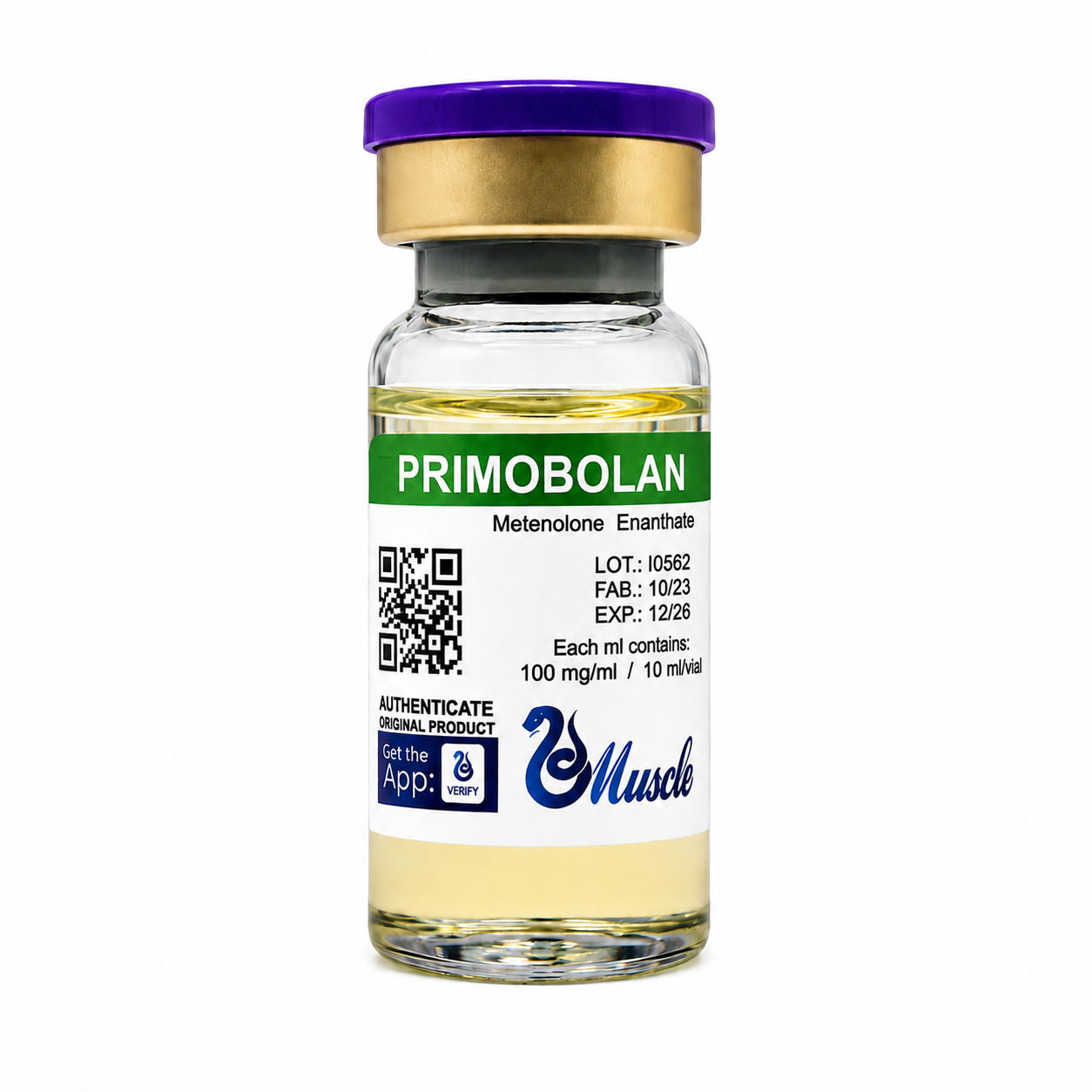 Primobolan Muscle — Metenolona Enantato 100mg/mL